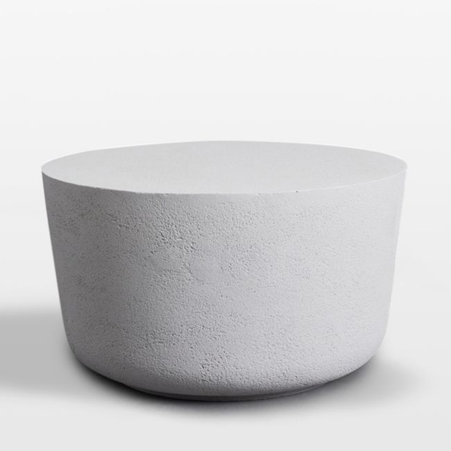 Ella Light Grey 24" Outdoor Coffee Table - Image 0