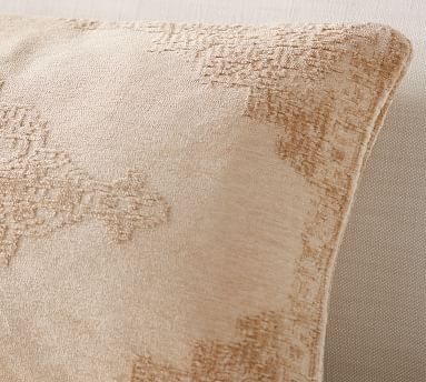 Maddie Textured Lumbar Pillow Cover, 16x26", Blush - Image 3