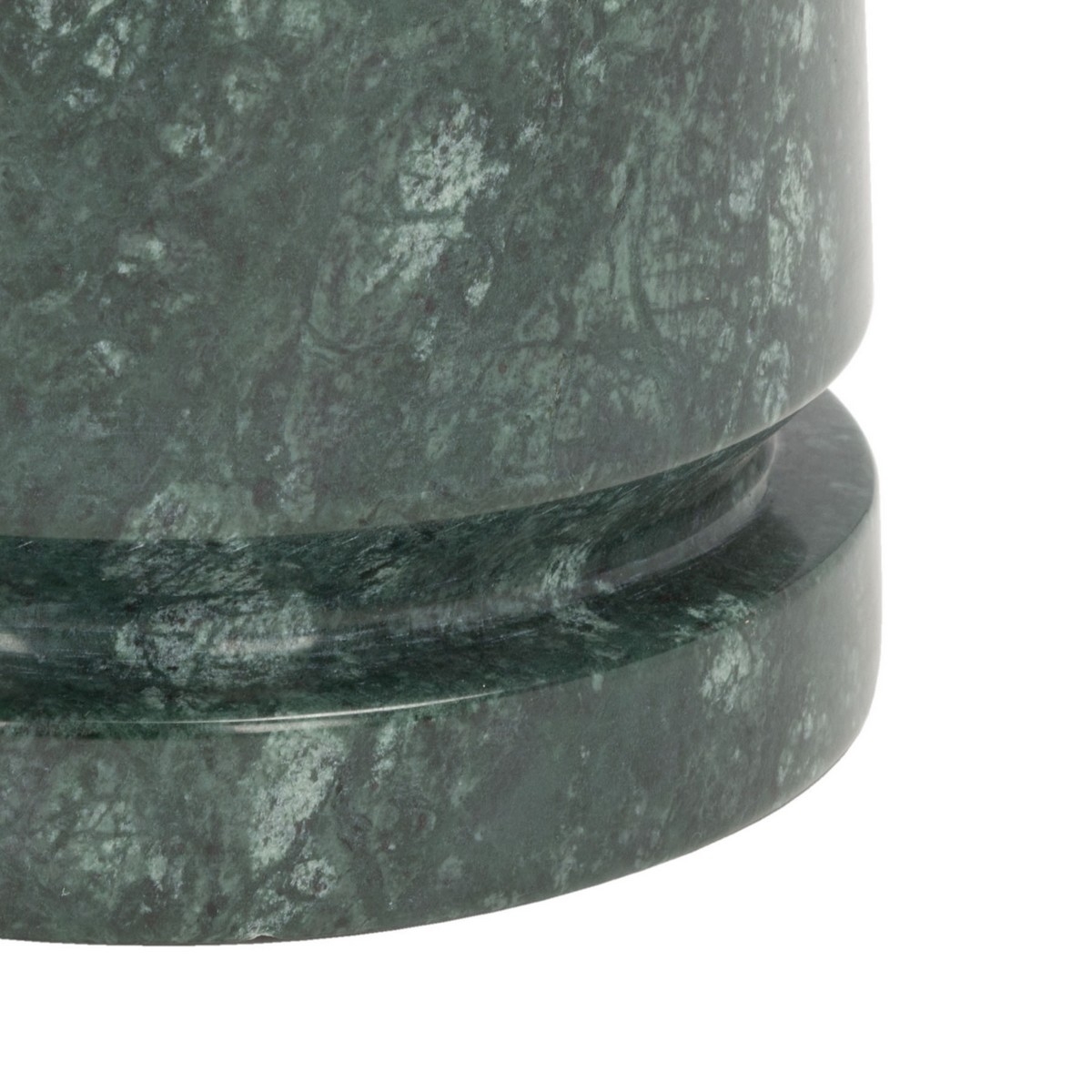 Valentia Round Marble Accent Table - Green - Image 3