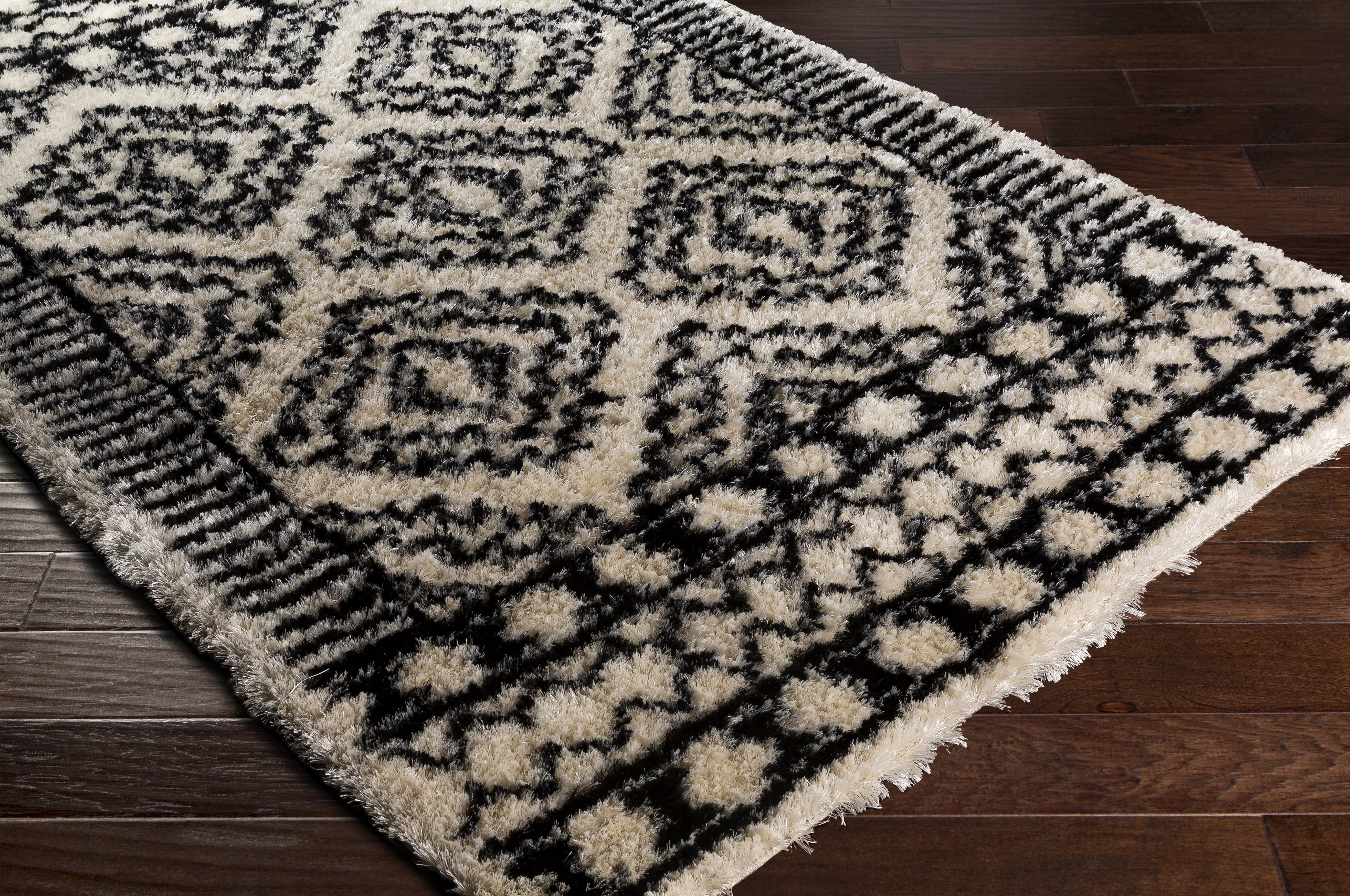 Gibraltar Black Indoor 2' x 3' Handmade Rug - Image 6