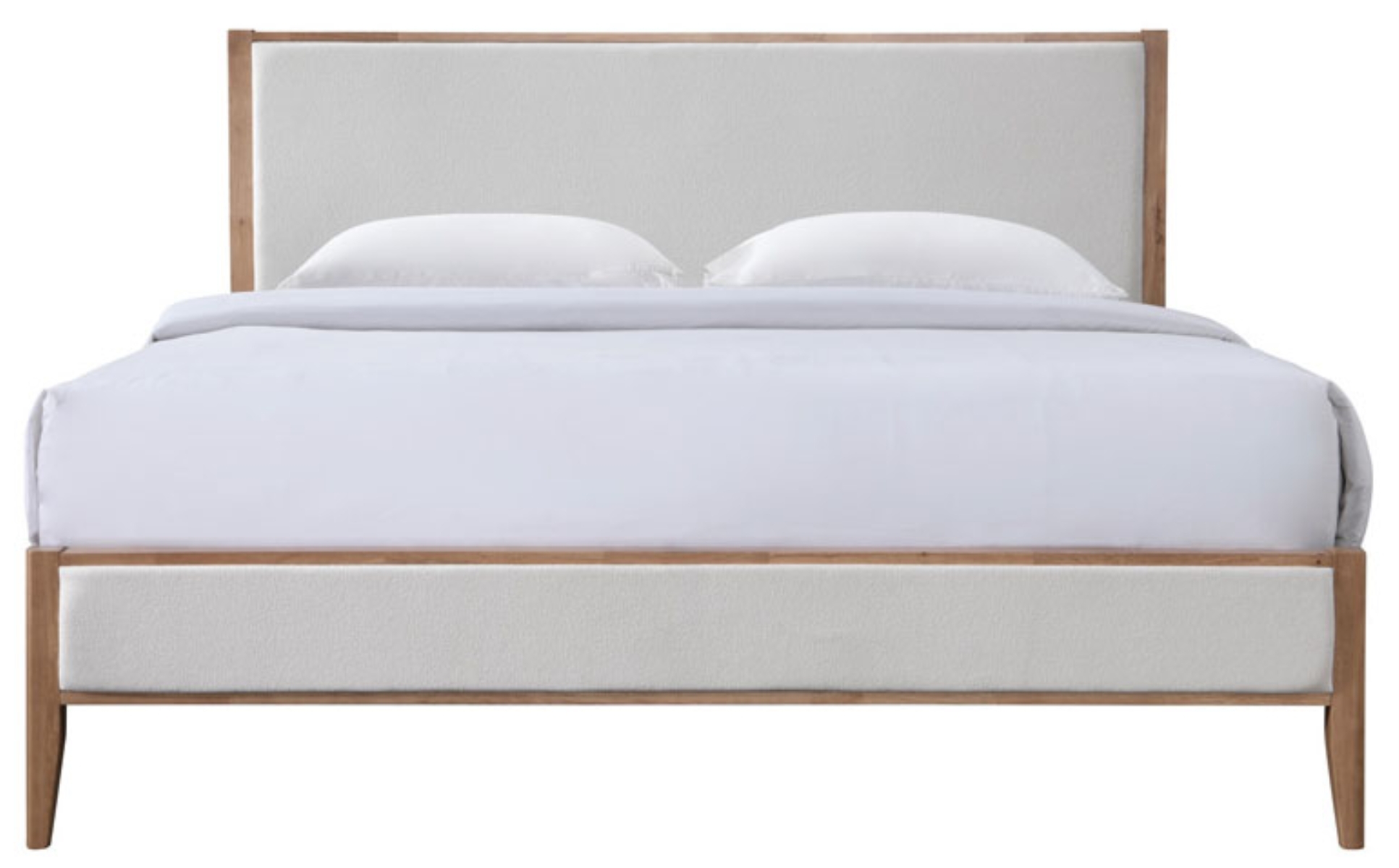 Giuliano Channel Tufted Bed - Ivory / Natural - Image 0