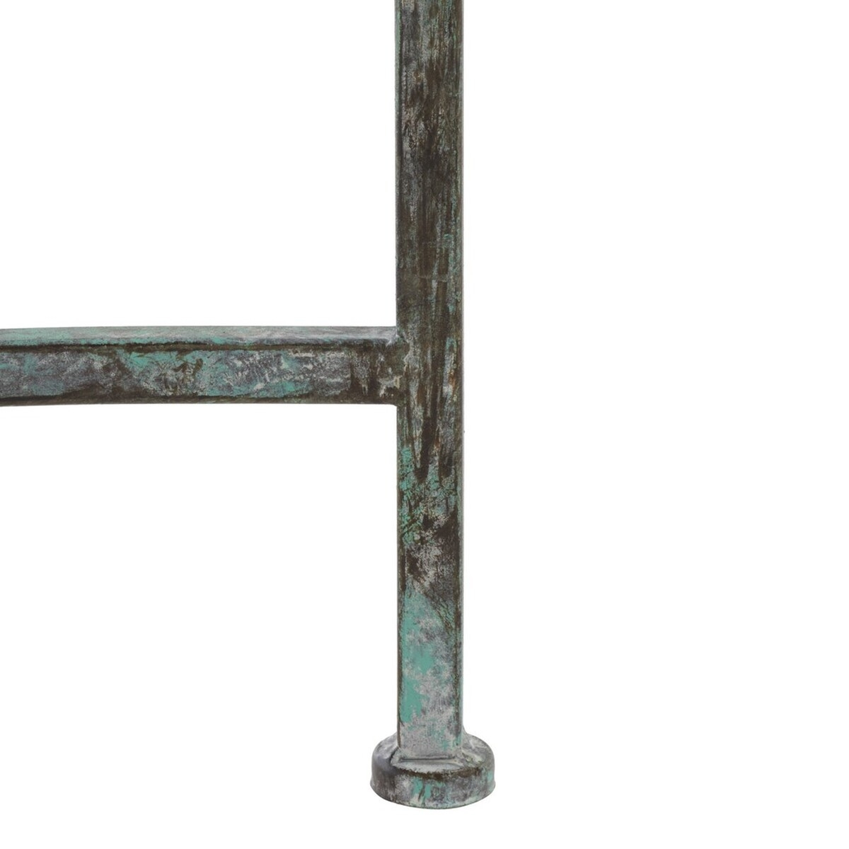 Lara Kissing Bench - Antique Dark Green - Safavieh - Image 3
