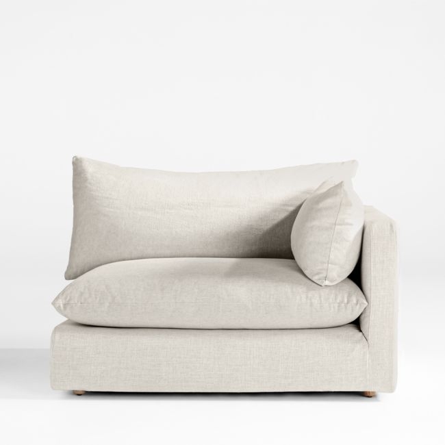 Unwind Right-Arm Slipcovered Chair - Image 0