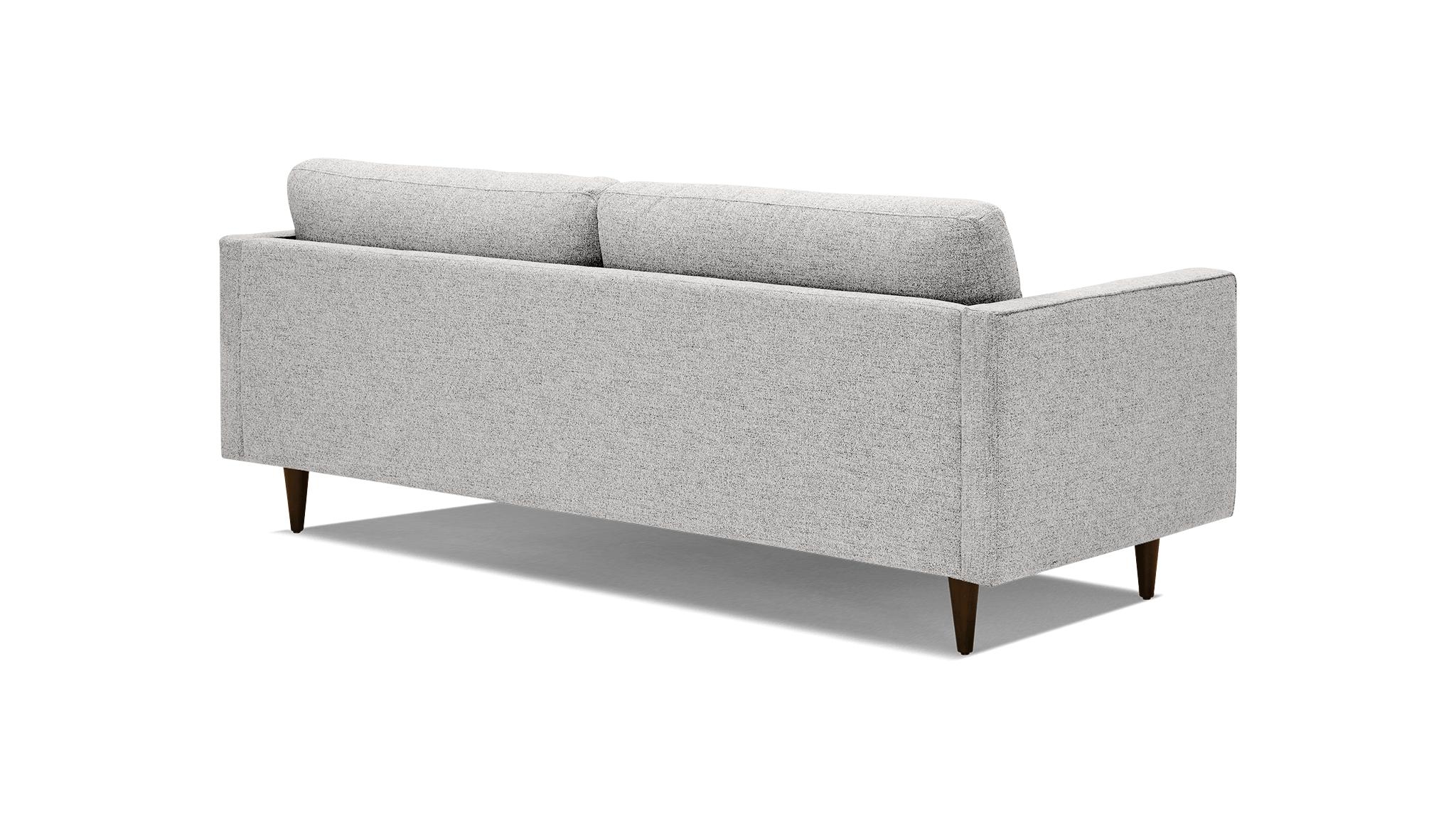 Gray Briar Mid Century Modern Sofa - Sunbrella Premier Fog - Mocha - Image 3