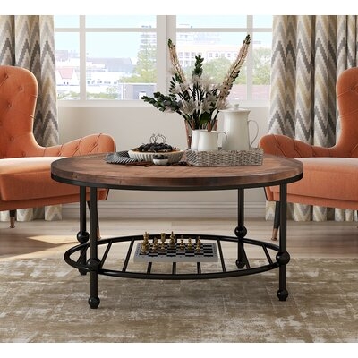 Searle 4 Legs Coffee Table with Storage - Image 0