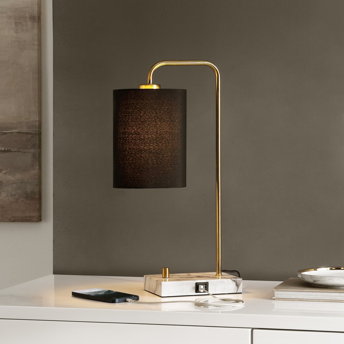 Nevana 20" Table Lamp W/ Usb - Multi - Safavieh - Image 2