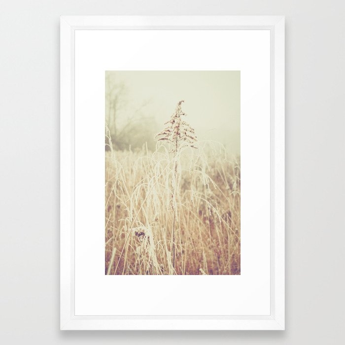 Winter Solstice Framed Art Print by Olivia Joy St.claire - Cozy Home Decor, - Vector White - SMALL-15x21 - Image 0