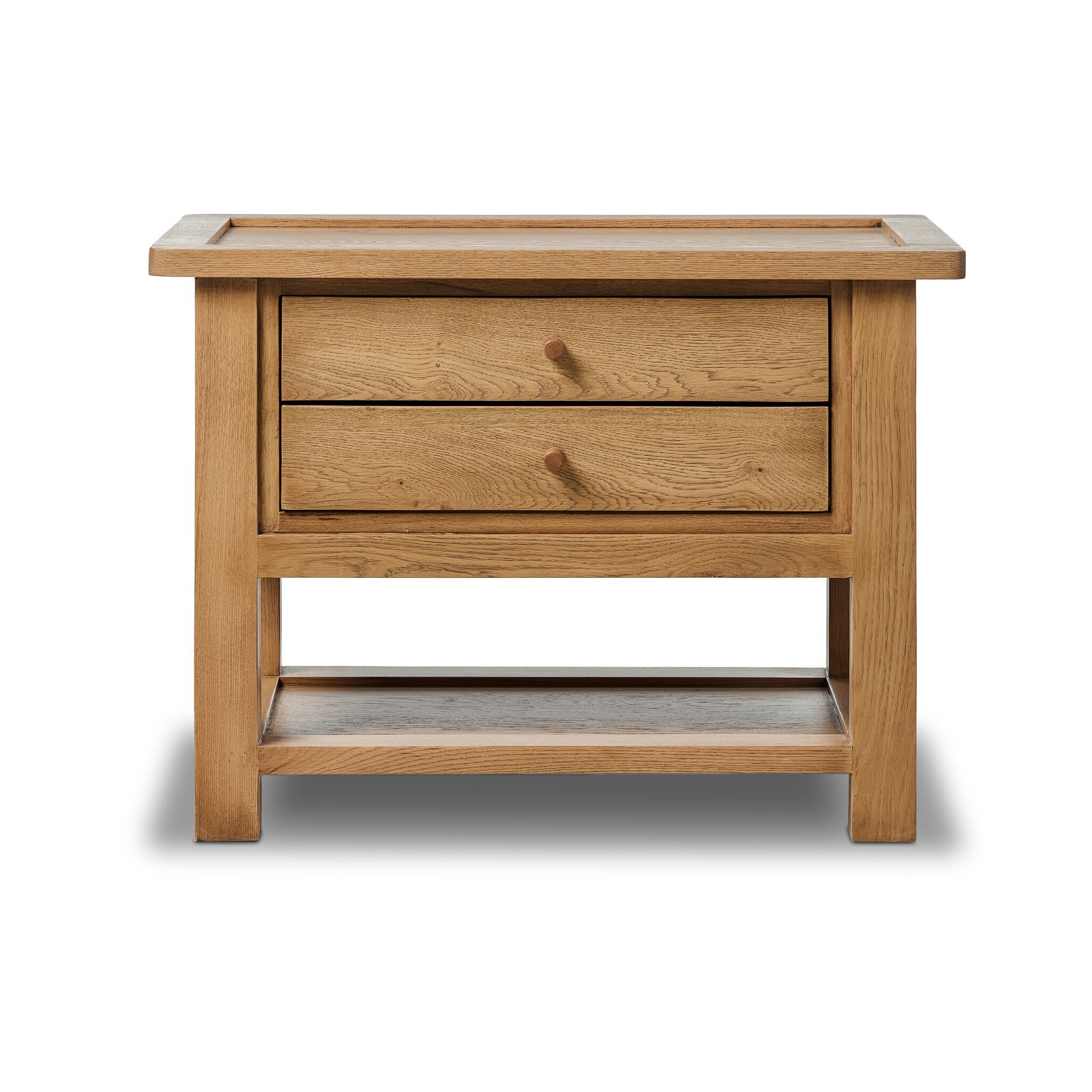 Millbrook Nightstand - Natural Light Oak Veneer - Image 0