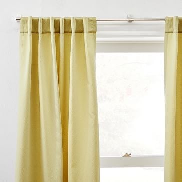 Ripple Jacquard Curtain, Yellow Stone, 48"x84" - Image 3