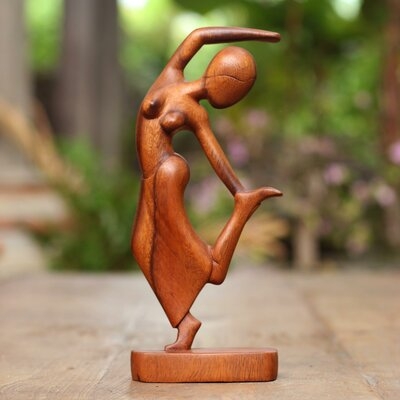 Kinyon Spirit Dancer Wood Figurine - Image 0