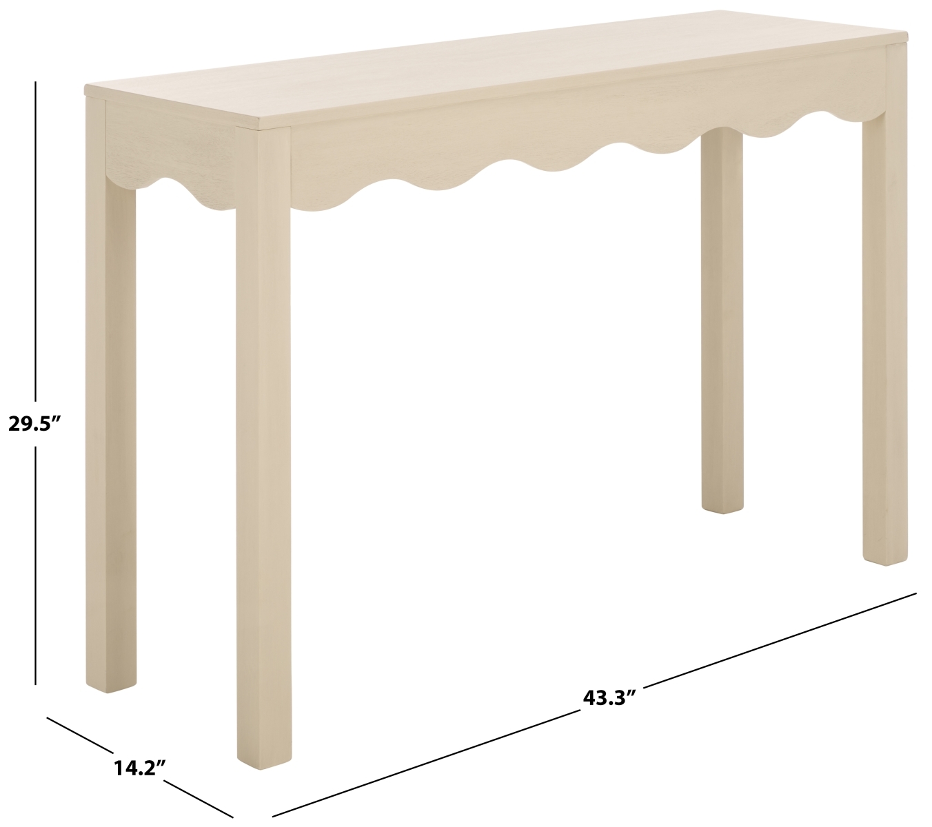 Lilith Wave 43" Console - Sand - Image 7
