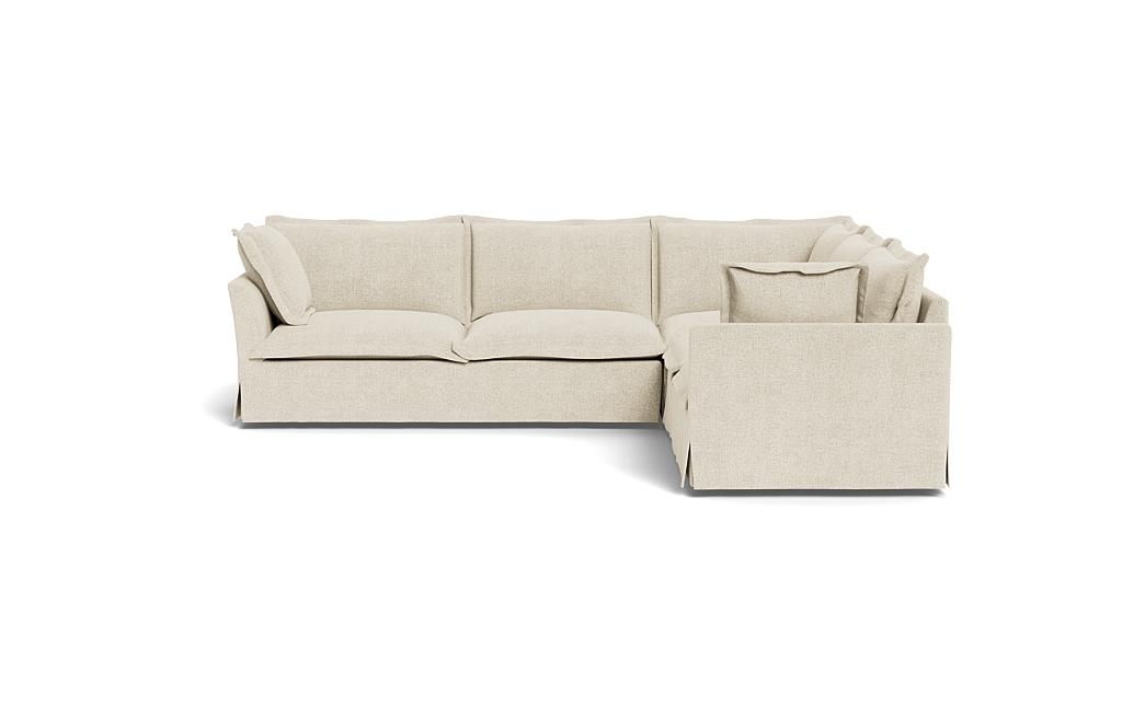 Skylar Slipcovered Corner 4-Seat Sectional Sofa - Image 0