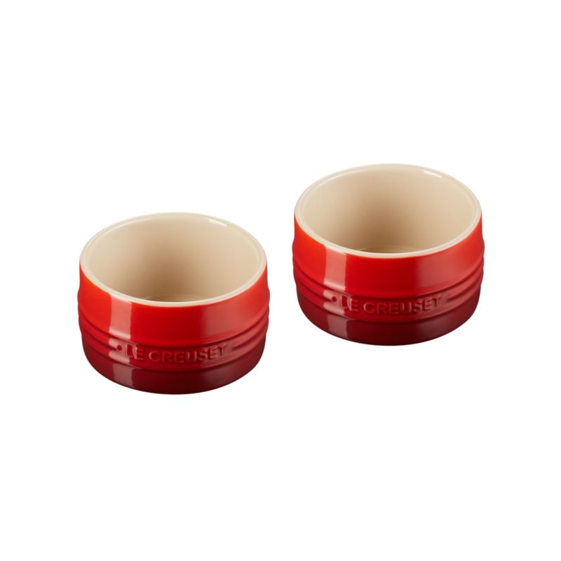 Le Creuset ® 7-Oz. Cerise Round Ramekin, Set of 2 - Image 1