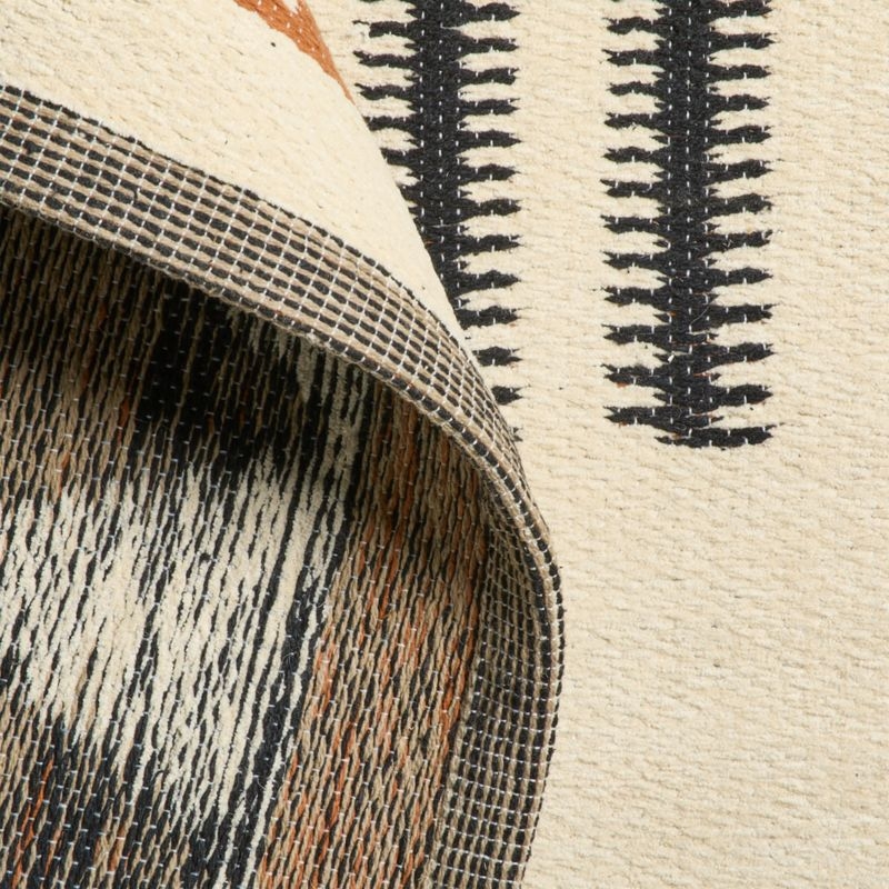 Mirror Pattern Brulee Brown Chenille Kids Area Rug 6'x9' - Image 2