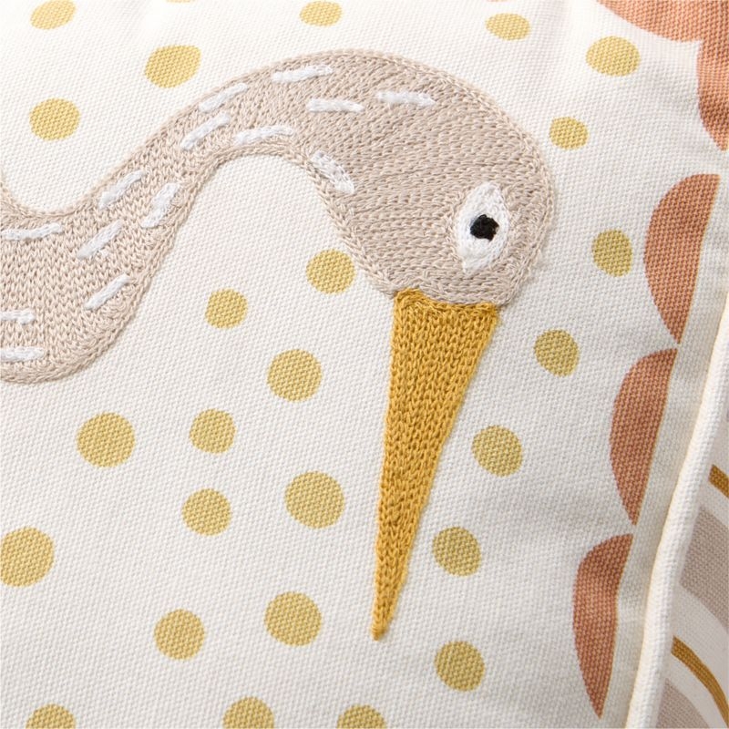 Endangered Animal Birdy Bird Kids Throw Pillow - Image 2