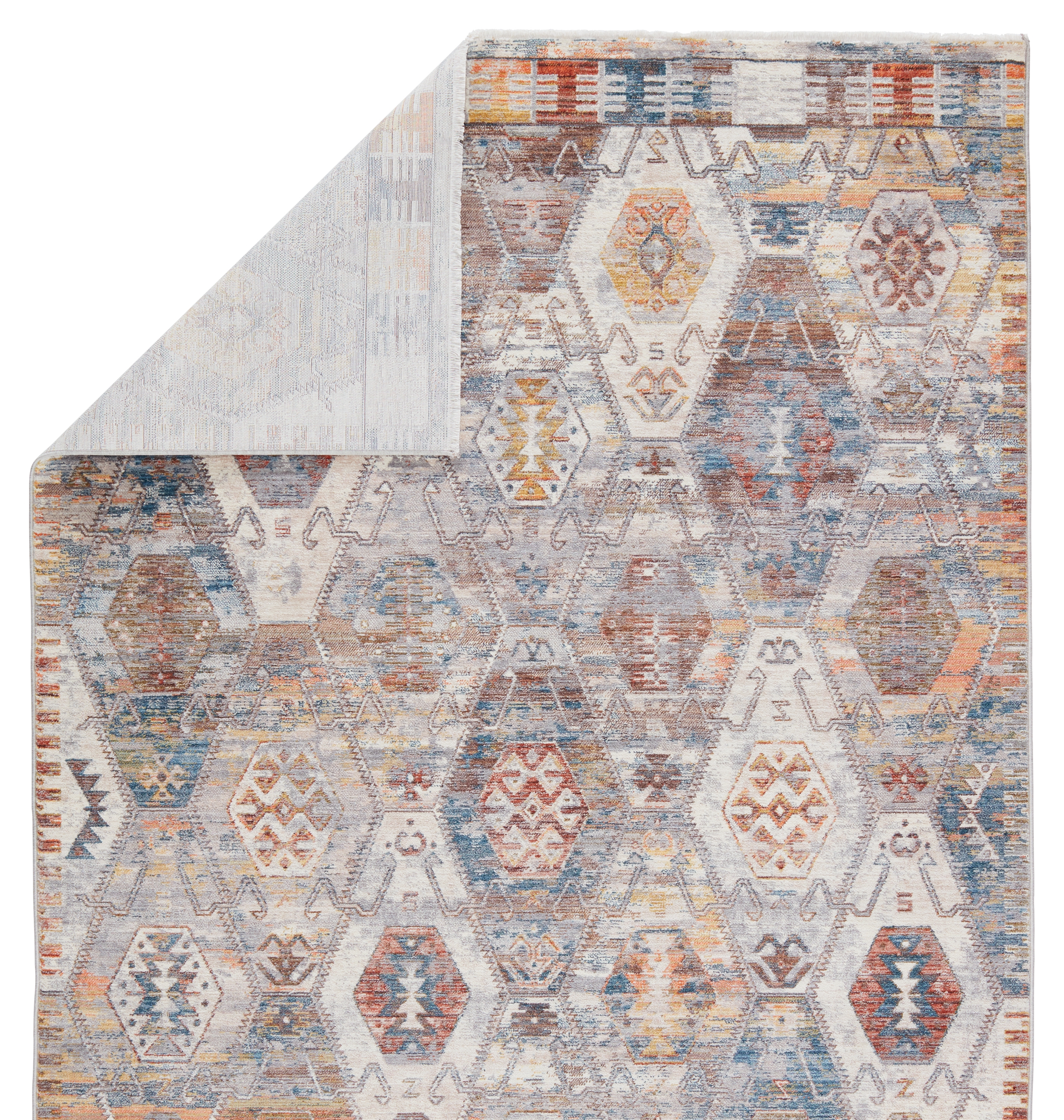 Vibe by Strata Medallion Multicolor/ Ivory Area Rug (9'3"X13'3") - Image 2