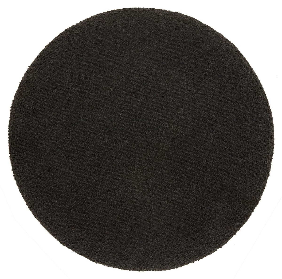 Mariabella Boucle Storage Ottoman - Black - Image 3