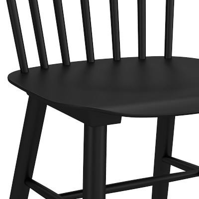 Ton Ironica Dining Side Chair, Black - Image 3