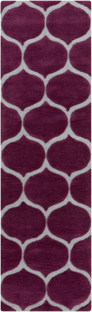 Mamba Purple Indoor 2'6" x 8' Handmade Rug - Image 0