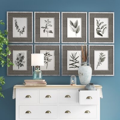 Leaves by Grace Feyock - 8 Piece Picture Frame Graphic Art Print Set - Image 0
