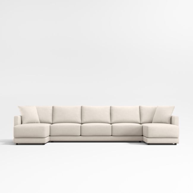 Gather 3-Piece Double-Chaise Sectional Sofa - Image 0