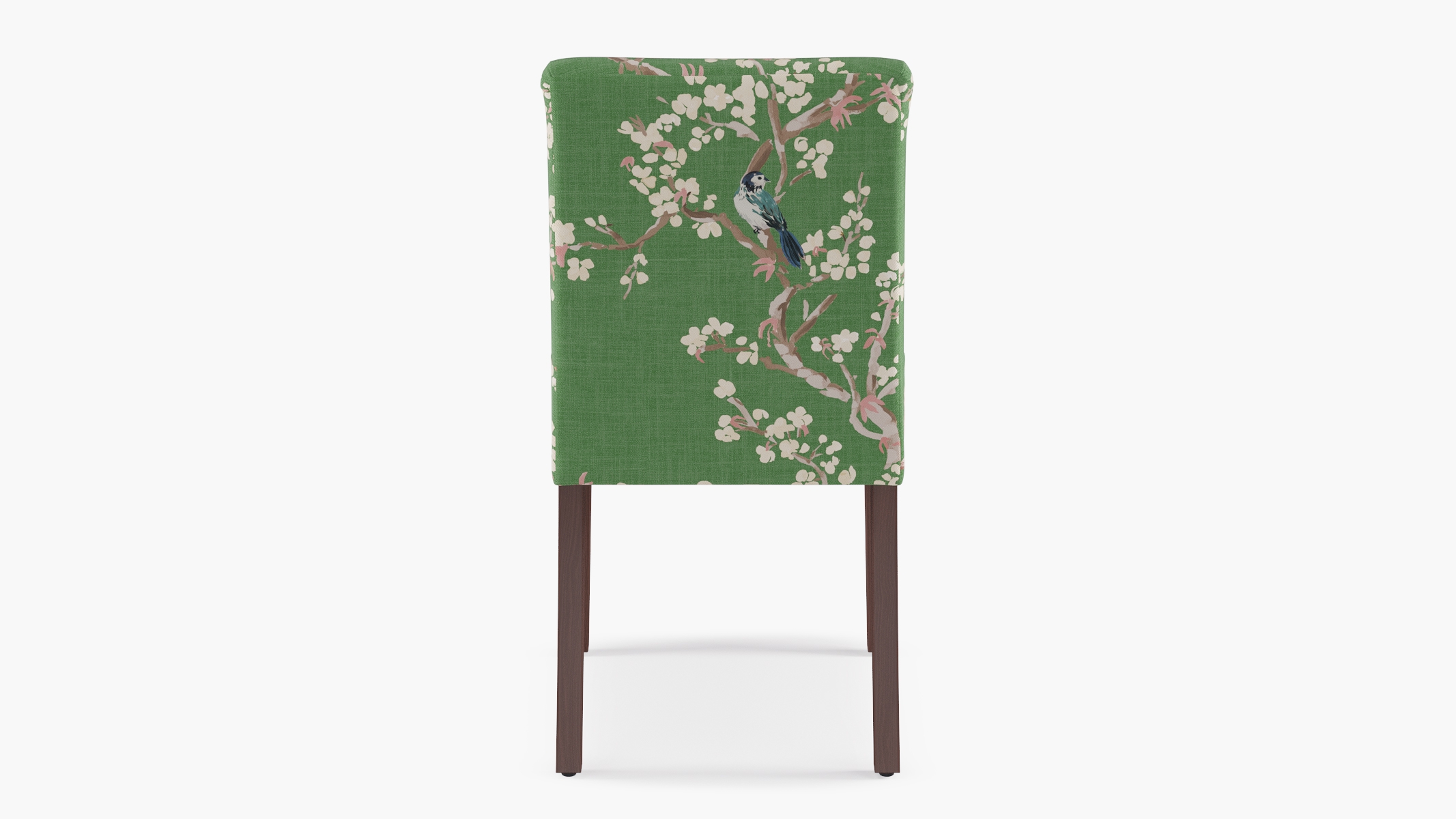 Classic Dining Chair, Jade Cherry Blossom, Espresso - Image 3