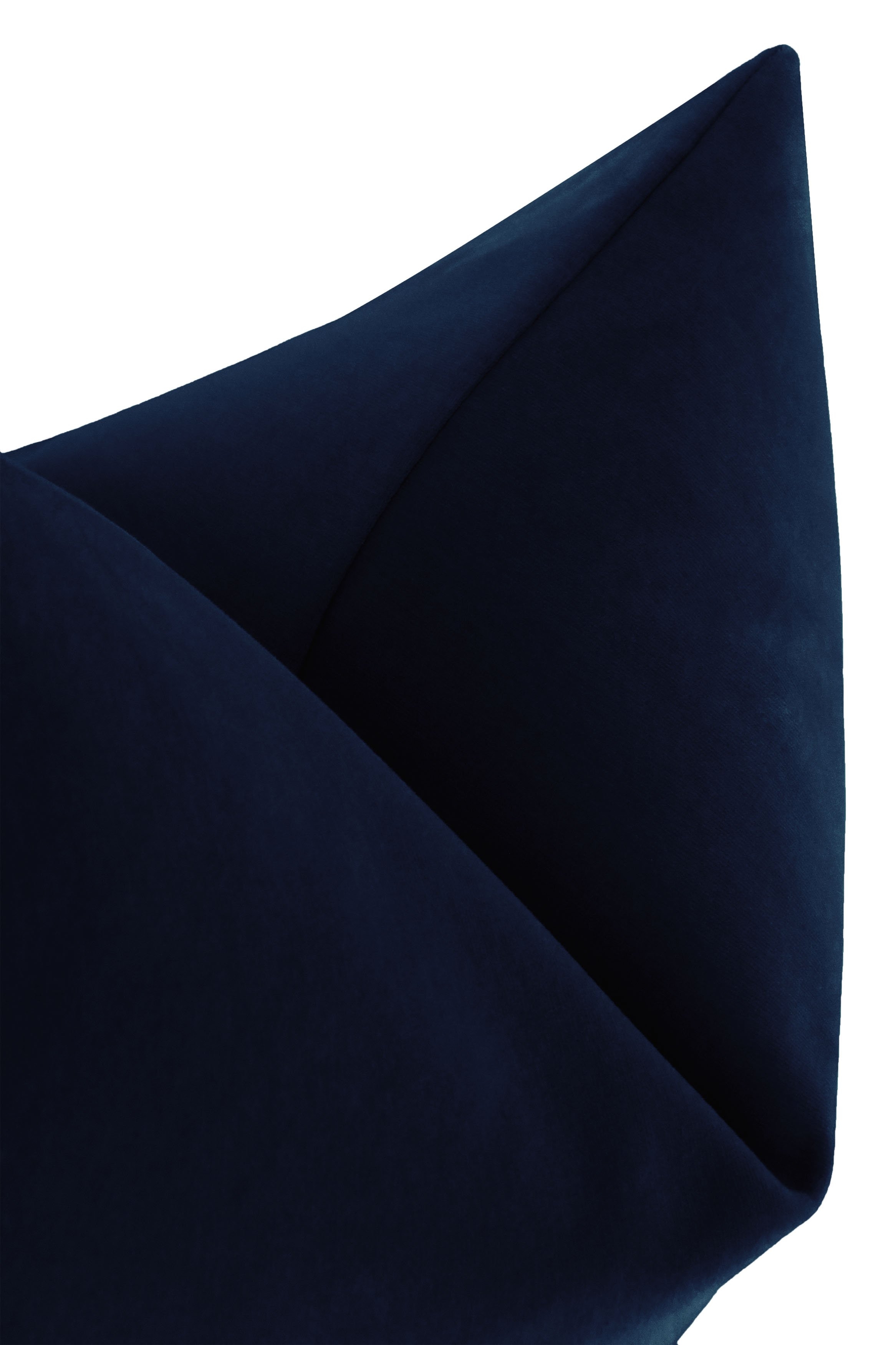 Studio Velvet Pillow Cover, Sapphire, 20" x 20" - Image 1
