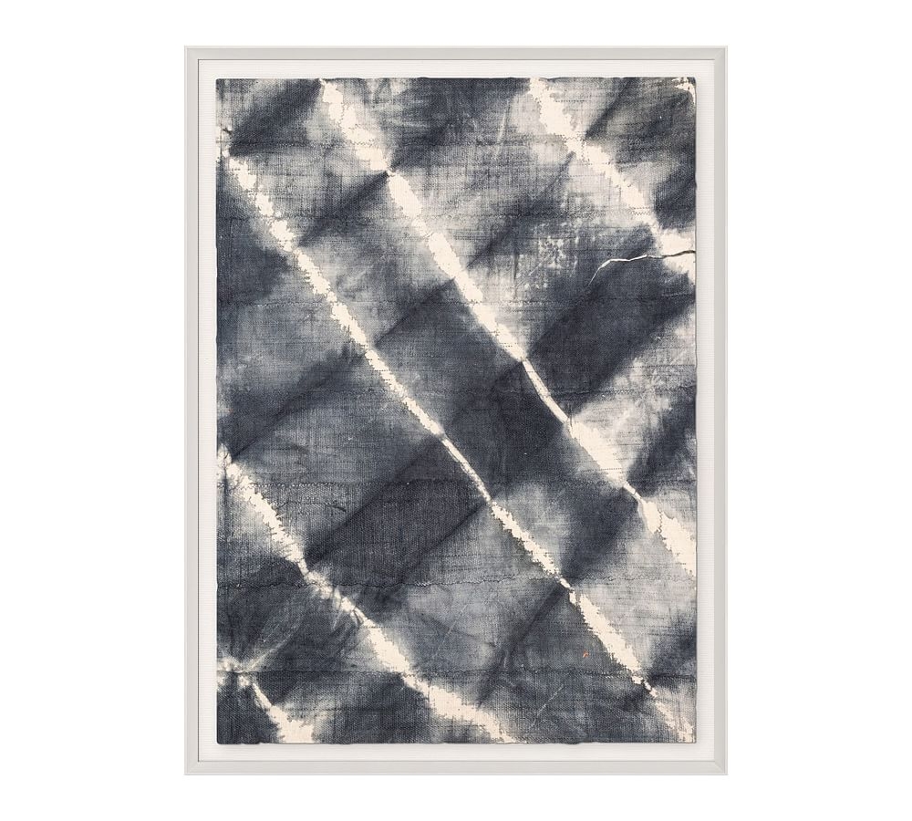 Indigo Textile Framed Print 6, 24 x 36 - Image 0