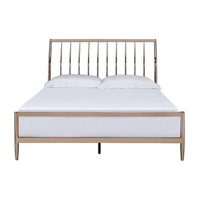 Rauseo Queen Bed, Copper - Image 0
