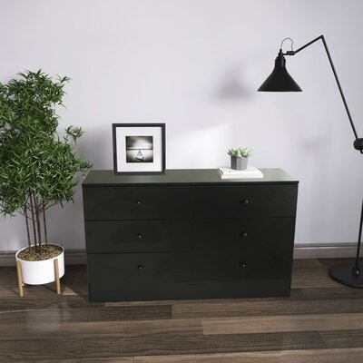 Chest Of Drawers Wood Storage Cabinet With 6 Drawers - Image 0