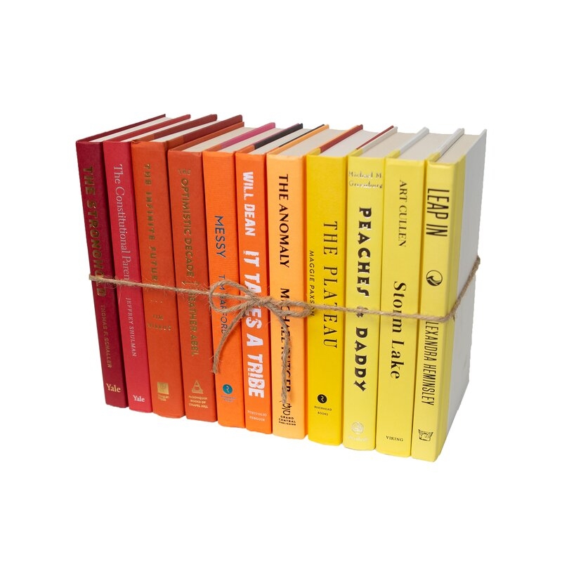 Booth & Williams Colorpak Authentic Decorative Books, Sunset Ombre - Image 1