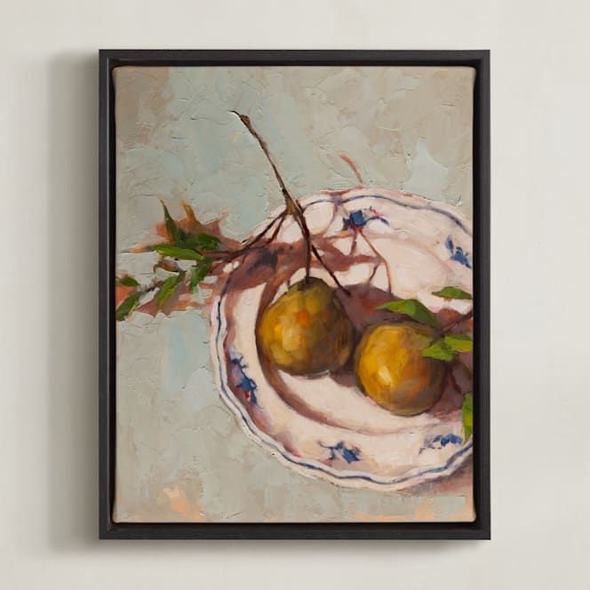 Pears On A Plate Limited Edition Fine Art Print 2 - Image 0