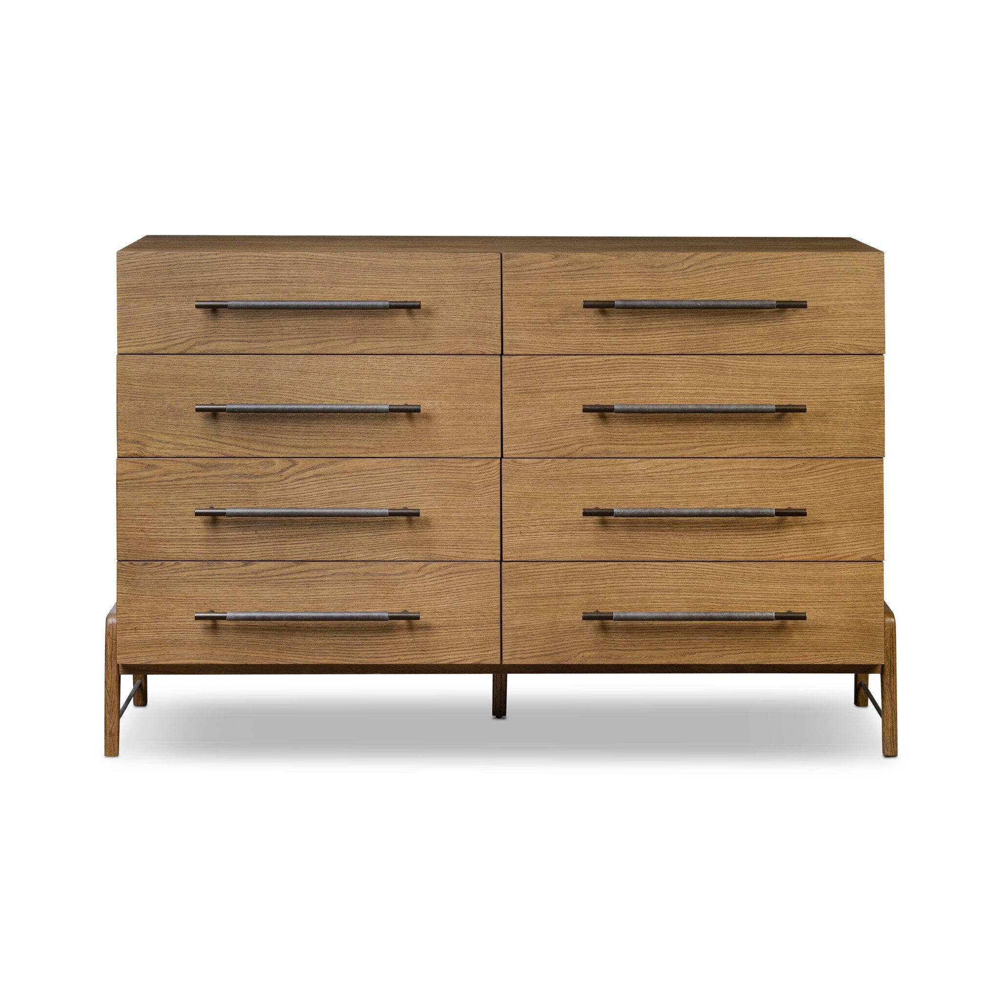 Rosedale 8 Drawer Dresser - Amber Oak Veneer - Image 0