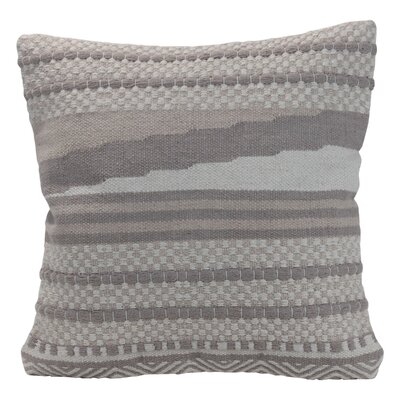 Hand Woven Decorative Square Cotton Pillow Cover & Insert - Image 0