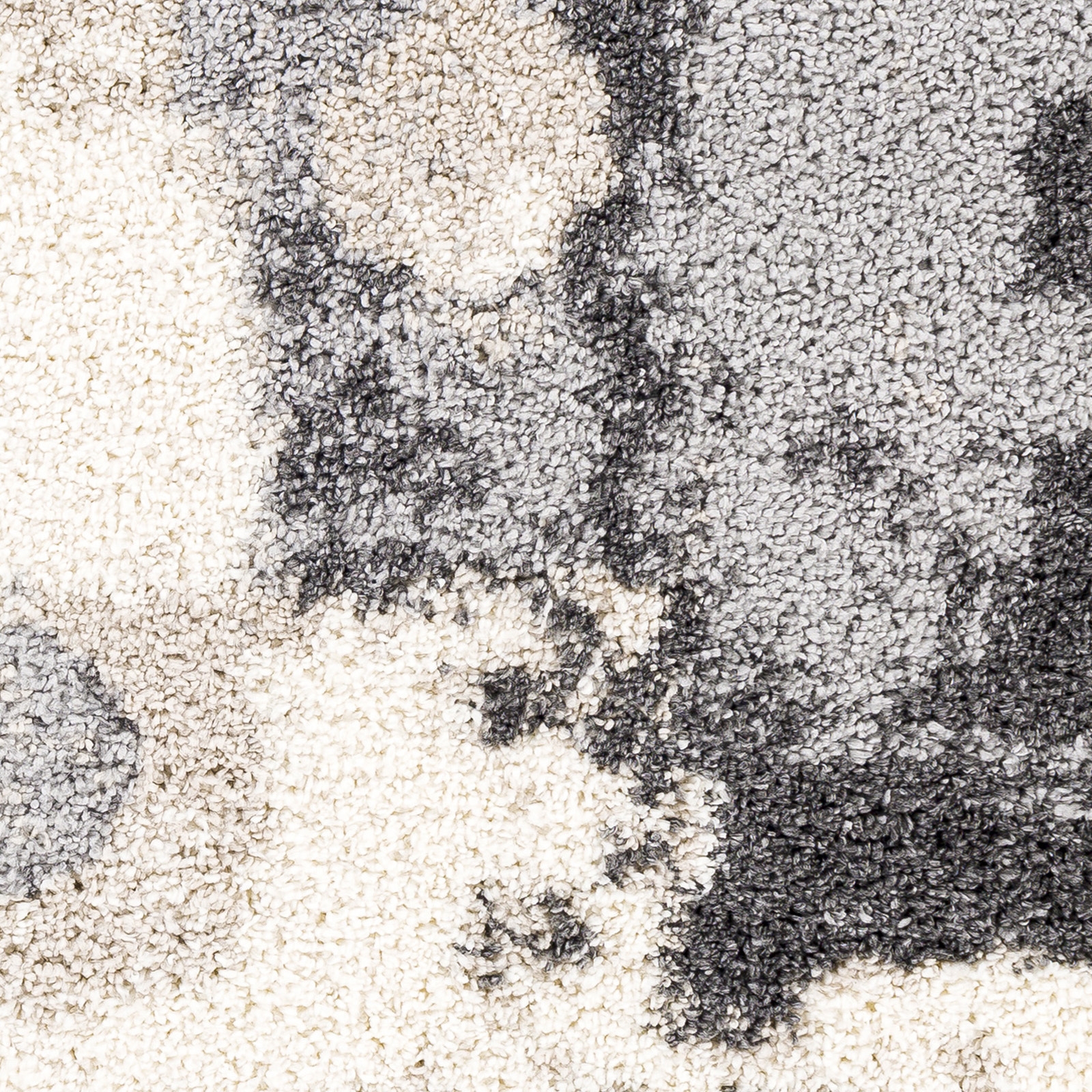 Eskimo Shag Beige Indoor 6'7" x 9' Machine Woven Rug - Image 3