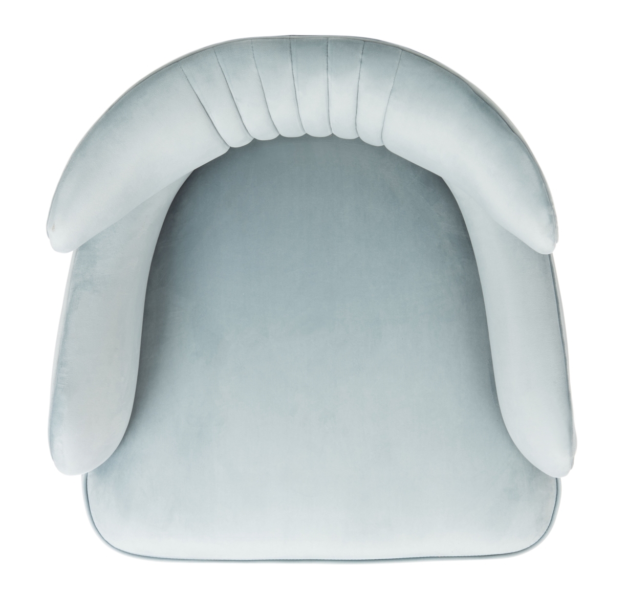 Blair Wingback Accent Chair - Slate Blue / Gold - Safavieh - Image 4