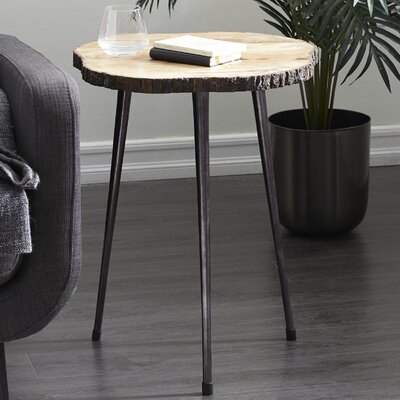 Barret Solid Wood 3 Legs End Table - Image 0