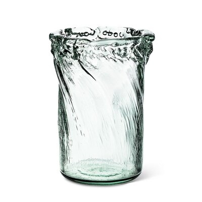 Clear 8" Glass Table Vase - Image 0