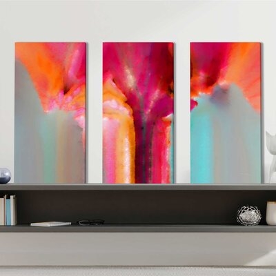 "Angel And The Promises. Exodus 23:20" By Mark Lawrence 3 Piece Graphic Print Set On Canvas - Image 0