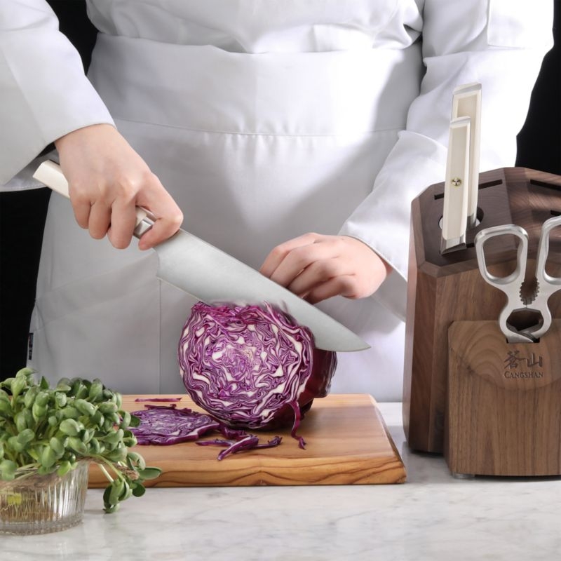 Cangshan ® Everest White 8-Piece Knife Block Set - Image 4
