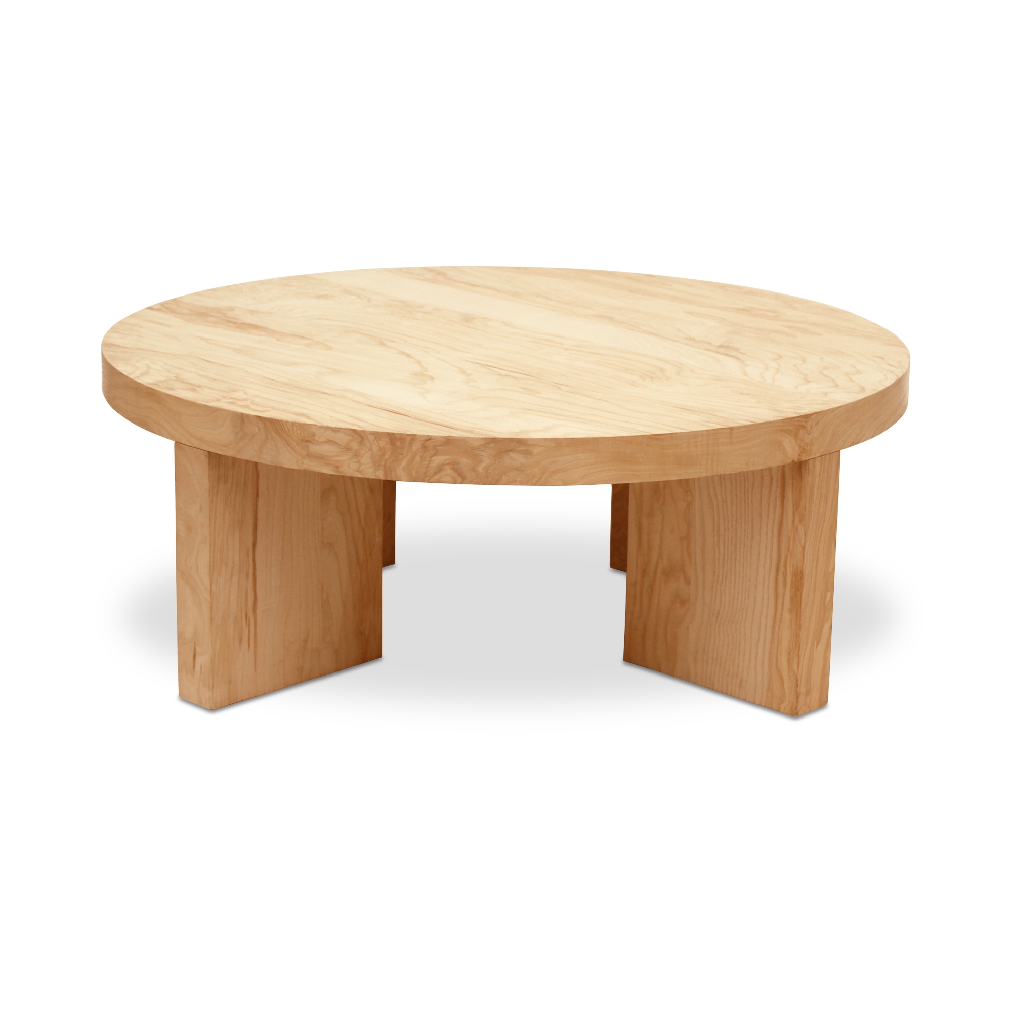 Oregon Round Coffee Table Blonde - Image 1