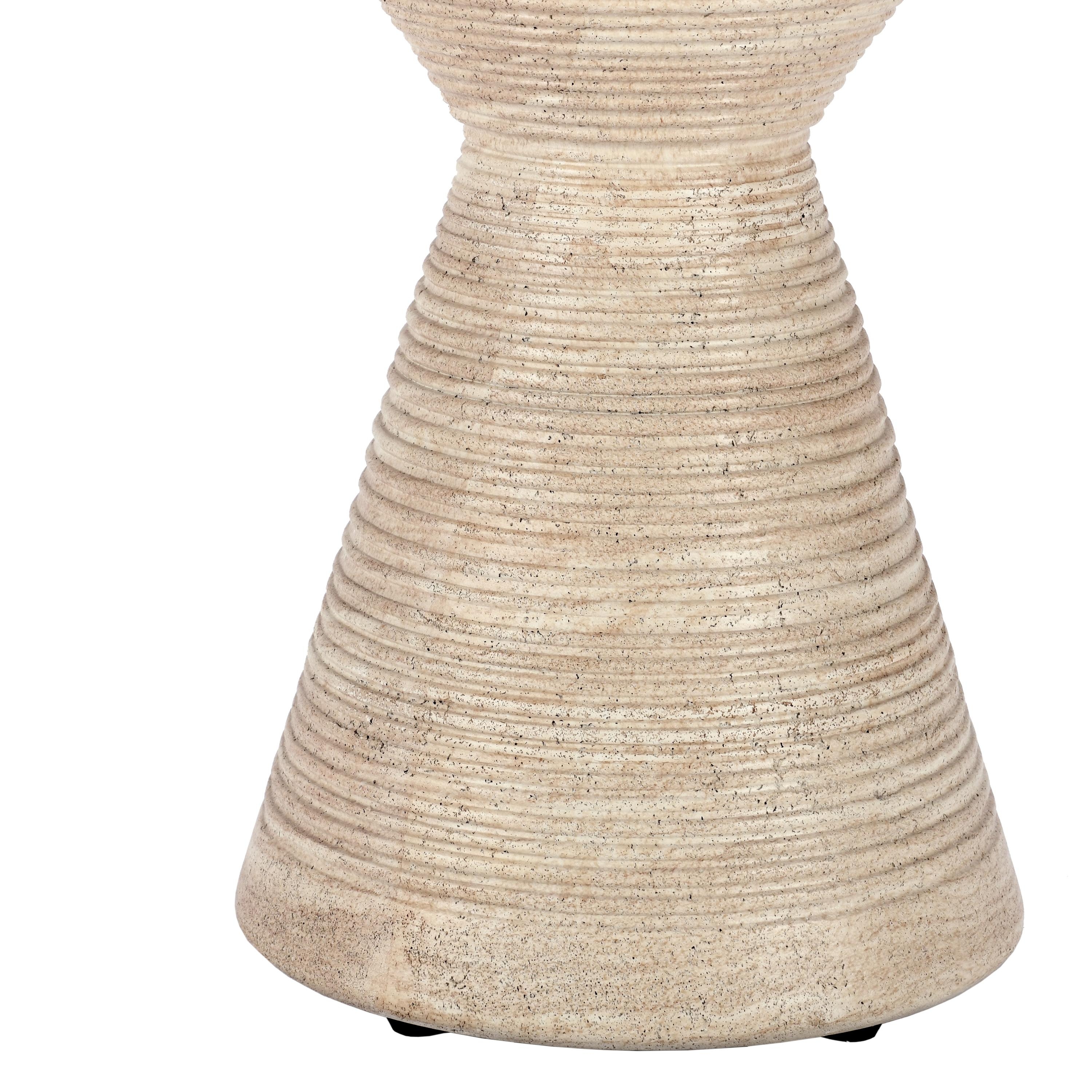 Fern Outdoor Accent Table Beige - Image 2