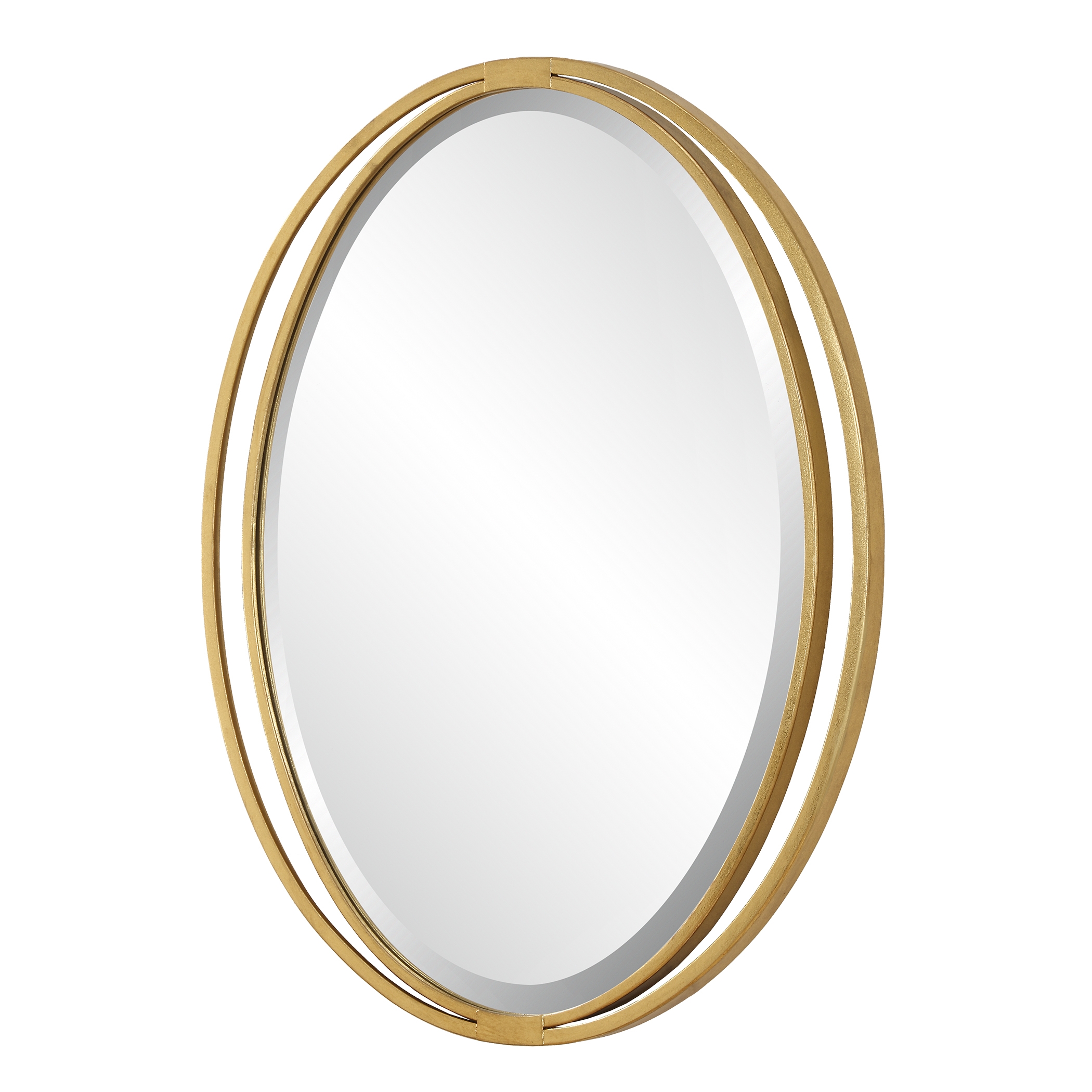 Rhodes Gold Oval Mirror - Image 5