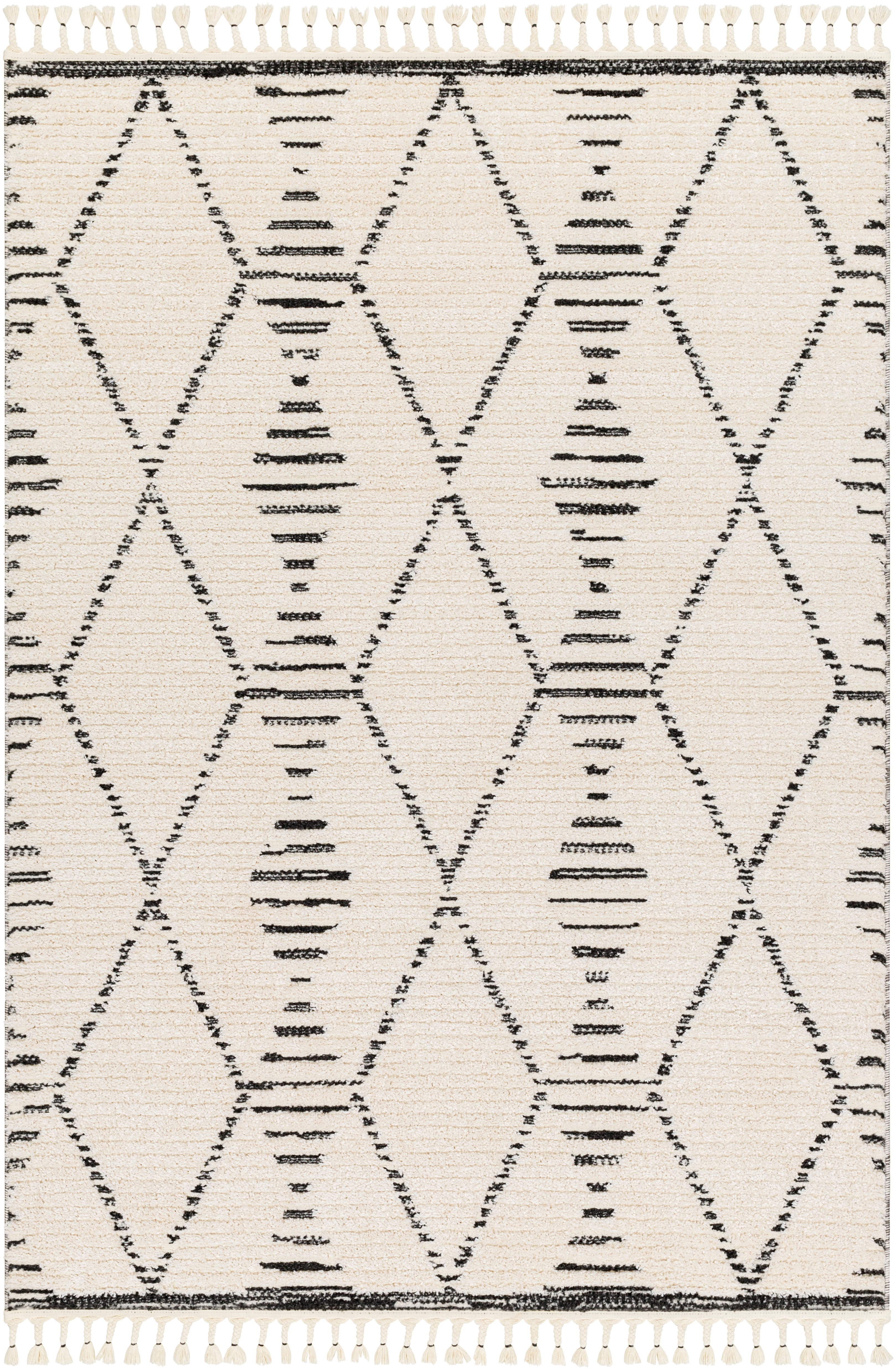 Livabliss Valencia Beige Indoor 7'10" x 10' Machine Woven Rug - Image 0