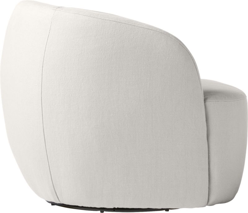 Gwyneth Grey Linen Chair - Image 3
