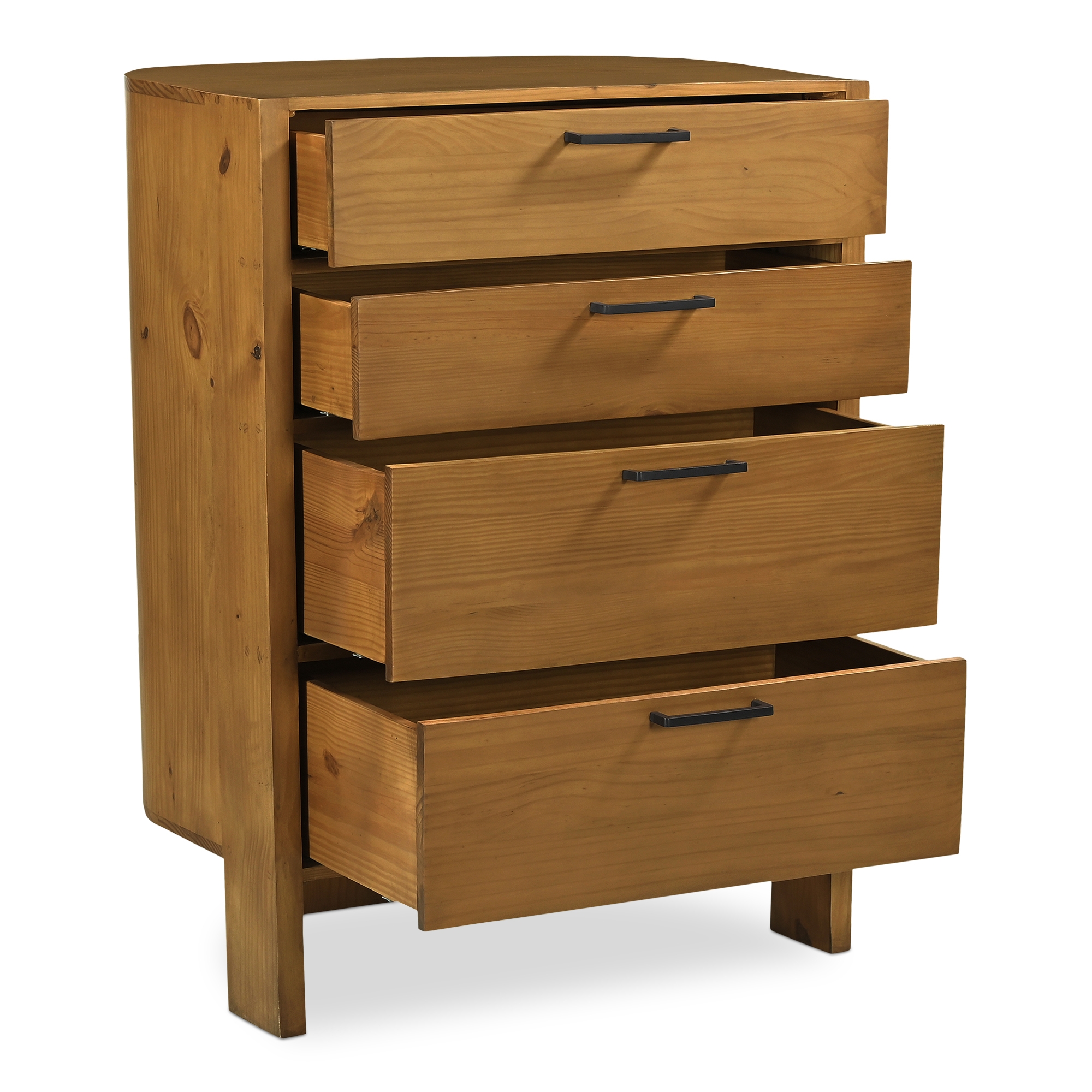 Lachlan 4 Drawer Chest Brown - Image 1