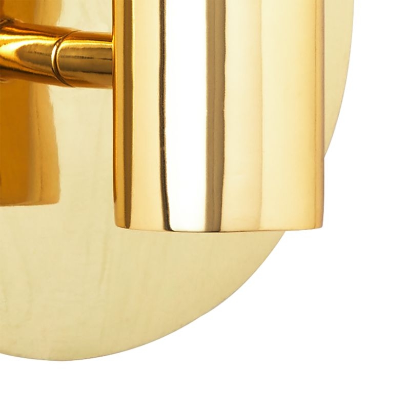 Plate Polished Brass Sconce - Image 5