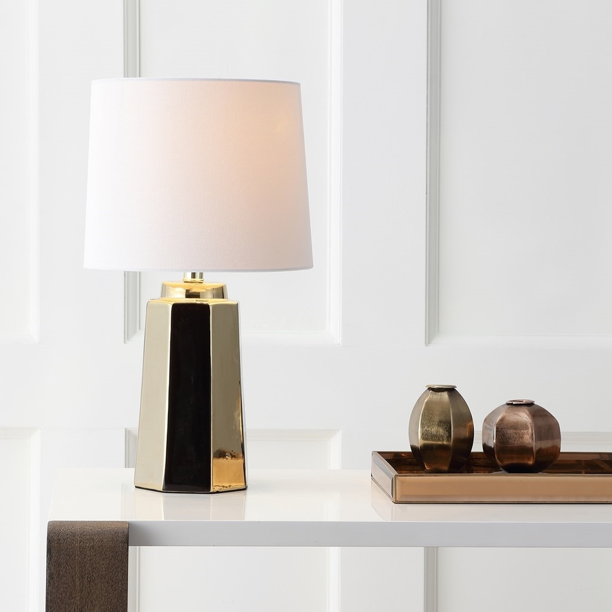 Parlon Table Lamp - Plated Gold - Safavieh - Image 3
