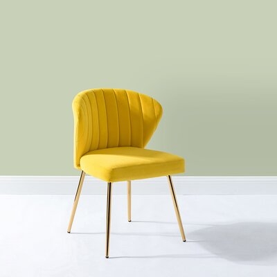 Daulton 20" Wide Velvet Side Chair - Image 0