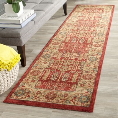 Pennypacker Oriental Red Area Rug - Image 0